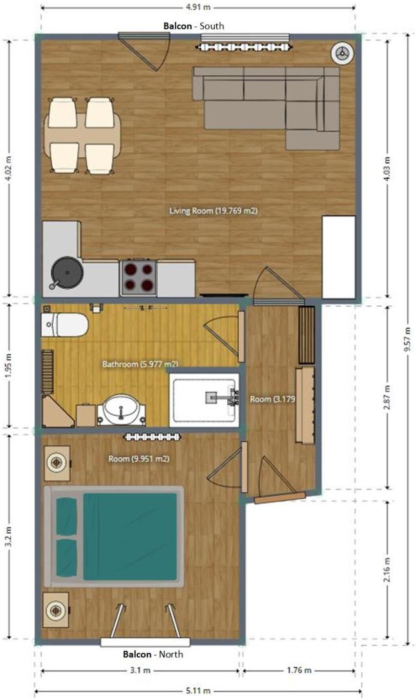 Tourist House Capricorn Apartment Bled Ruang foto